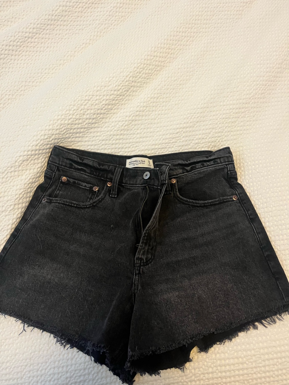 Abercrombie High-Rise Black Women’s Jean Shorts